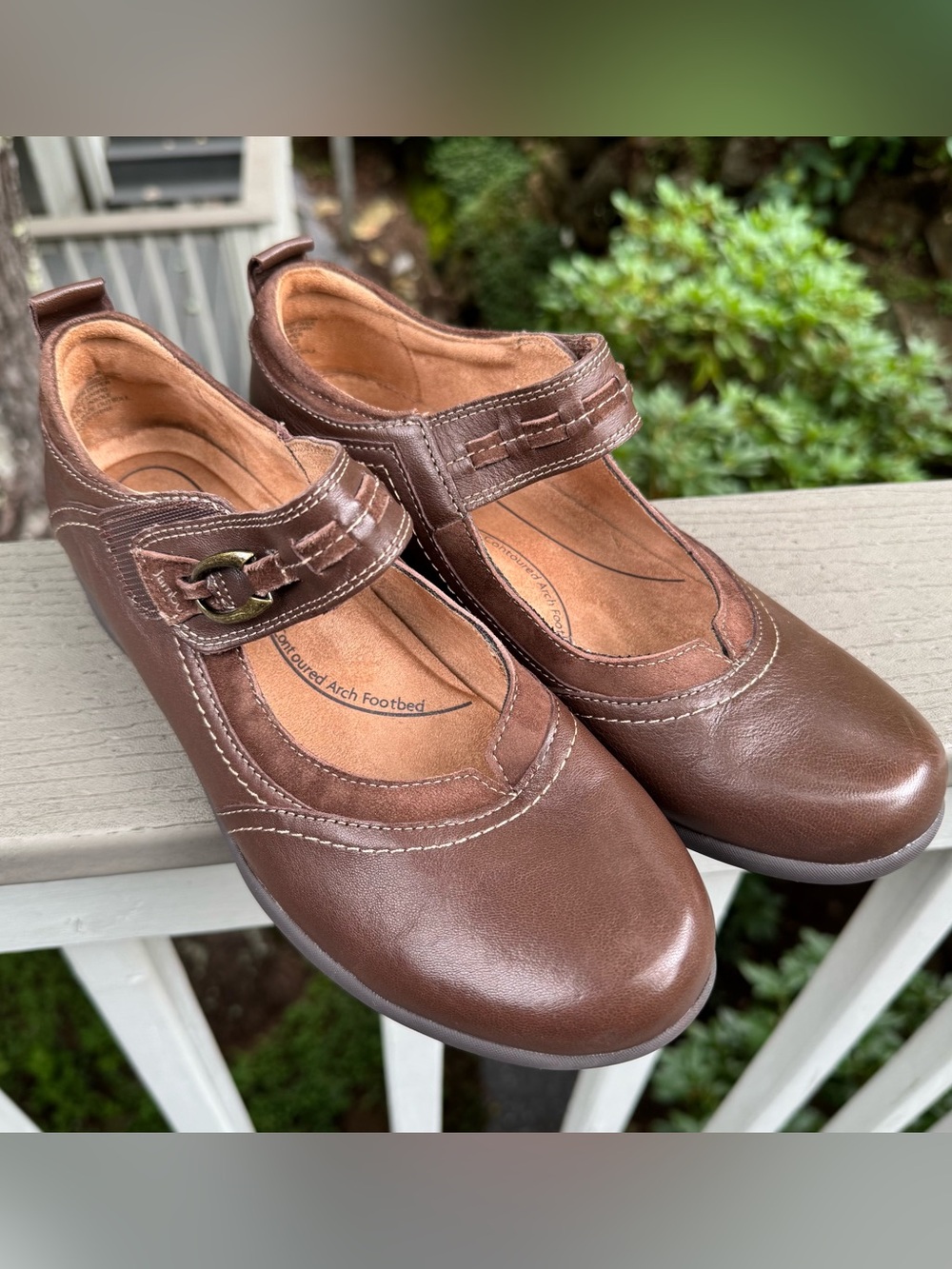 Jambu Emily Mary Jane Flat-Dark Brown